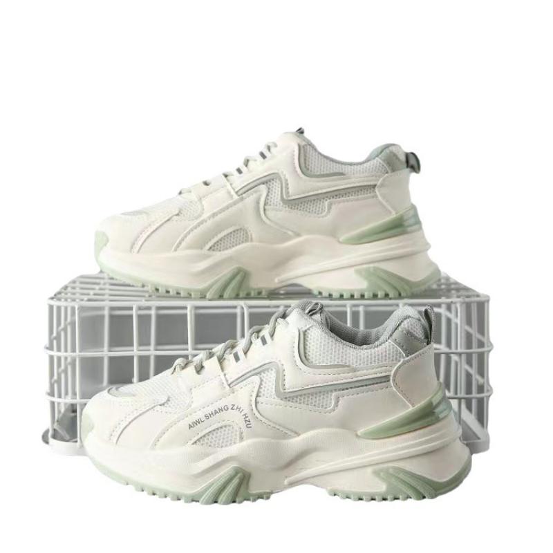 Корейский стиль модная женская обувь новые толстые подошвы высокие кроссовки женские сетчатые дышащие удобные повседневные туфли для женщин