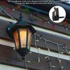 10Pcs Outdoor String Lights Clips High Fairy Lights Cable Hanger Simple Installation Weatherproof Hooks