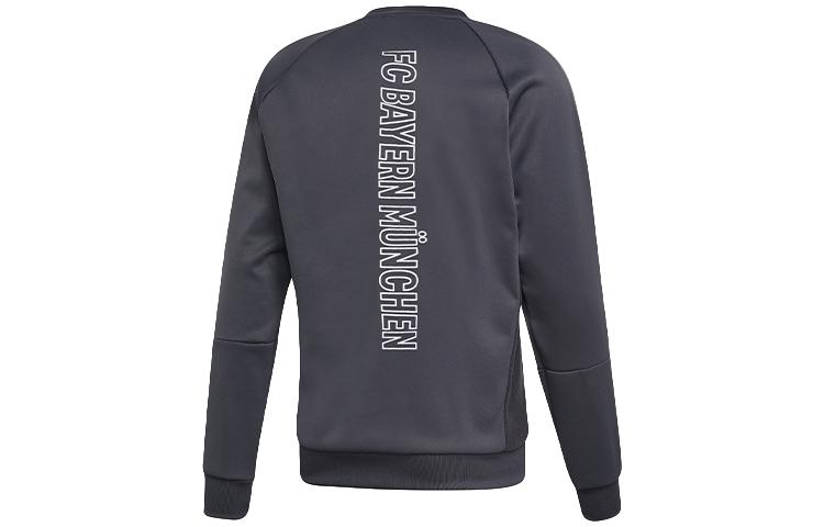 Adidas Sweatshirts Men's Gray Crew Neck Moderate Regular FR3989
