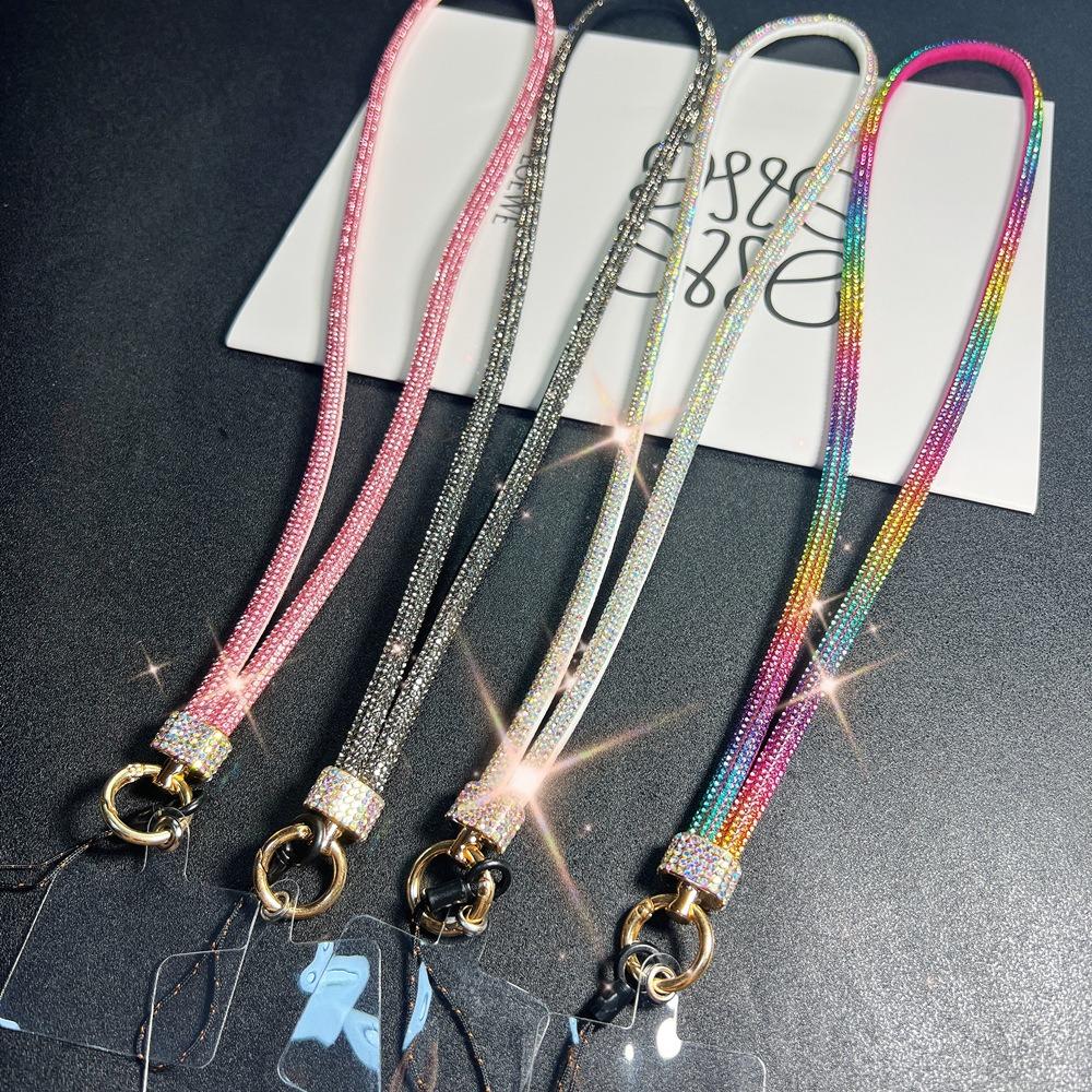 Блестящий брелок для телефона со стразами, блестящие ремешки для запястья, подвесной шнур, аксессуары для телефона