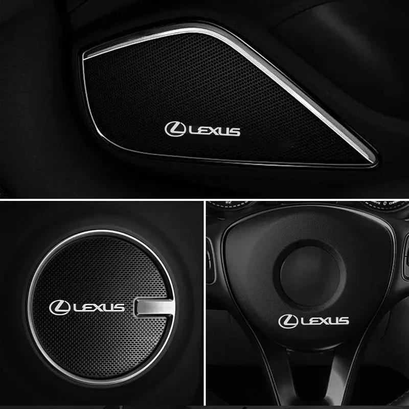 Декоративная наклейка на автомобильное аудио 3D алюминиевая эмблема для Lexus RX330 IS250 Ct200h ES300h RX350 IS300h NX300h RX400h ES350 GS300