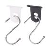 8 шт. S-образные крючки для навеса для кемпинга черного/белого/серого цвета, портативные крючки для навеса для кемпинга, для кемпинговых вечеринок