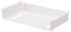 Jitsugyo 5481 Under Table Storage Remote Bulk Storage Rack, White, Approx. W44XD25XH7.2cm, Tower, Tissue, Control,