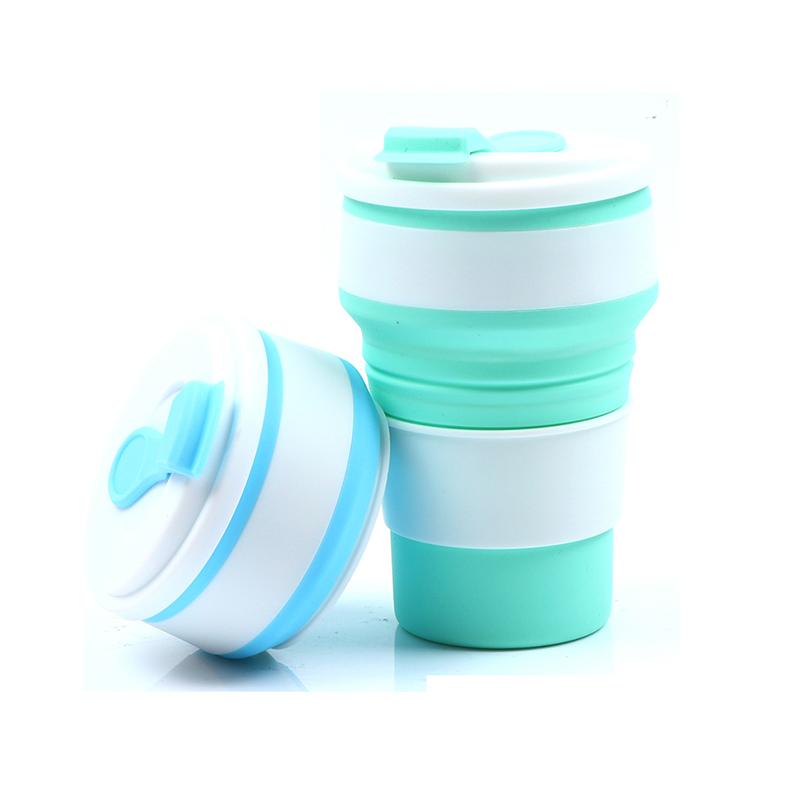 Кофейные кружки, складной силикон для путешествий, кемпинга, пешего туризма, пикника