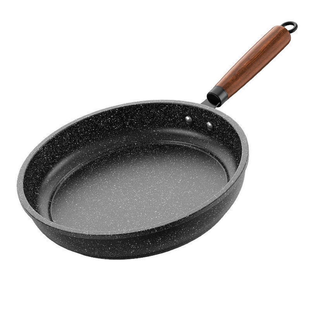 Non Stick Stir Fry Pan Flat Bottomed Saucepan Multipurpose Frying Pan Steak