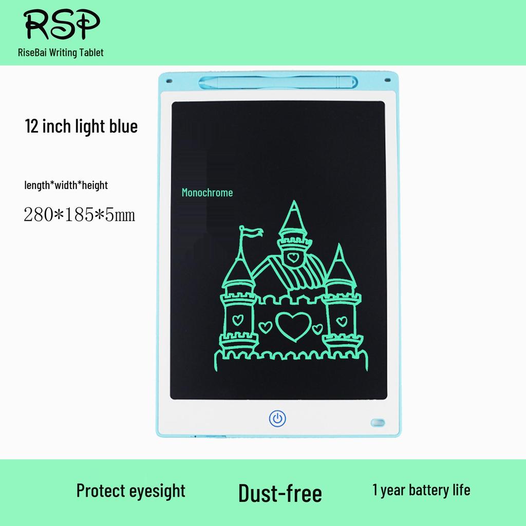 White LCD Drawing Board for Kids - 8.5", 10", 12" Educational Handwriting & Art Toy