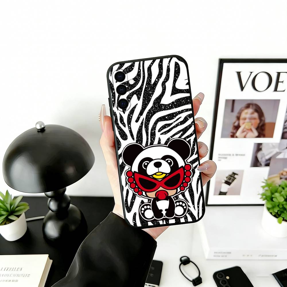 C-cute H-Hysteric M-Min Phone Case For Samsung Galaxy A73,A72,A71,A70,A53,A52,A51,Soft Silicone Black Cover