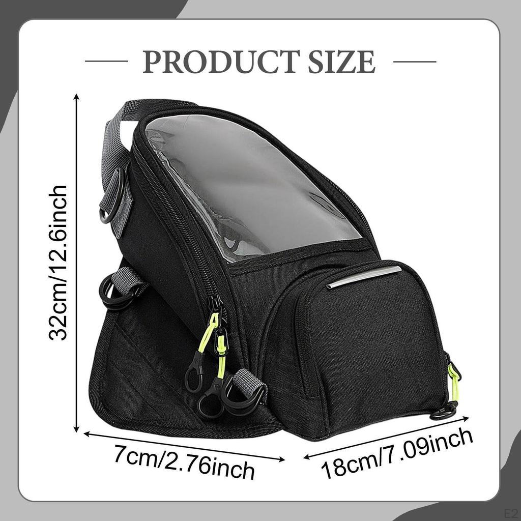 Сумка на бак мотоцикла Аксессуары для мотоцикла Легко установить Хранение для поездок на работу и обратно Транспортировка