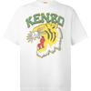 Kenzo Мужская хлопковая футболка свободного кроя с тигром