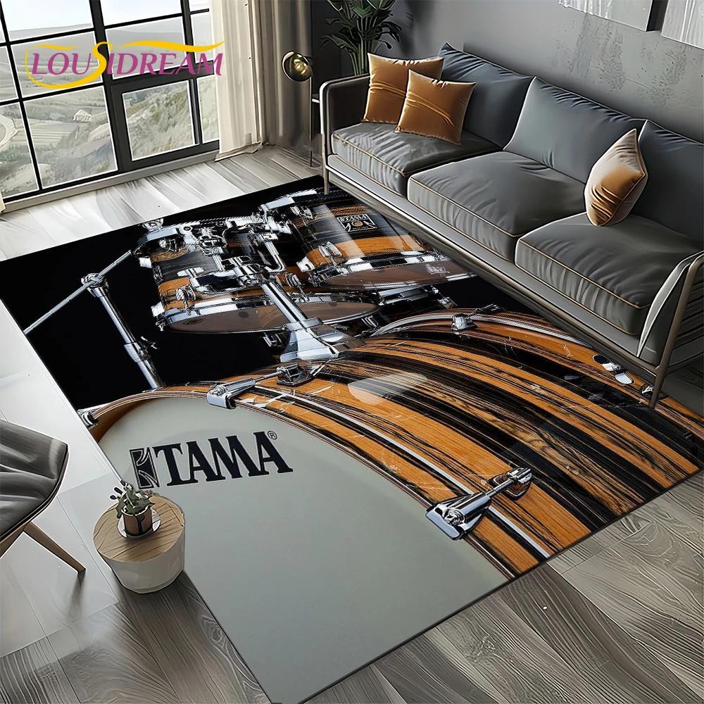 Музыкальные инструменты TAMA Ударная установка Ударная установка Ковер Коврик для гостиной Спальни Дома Декорация для дивана, Детский коврик Нескользящий коврик для пола