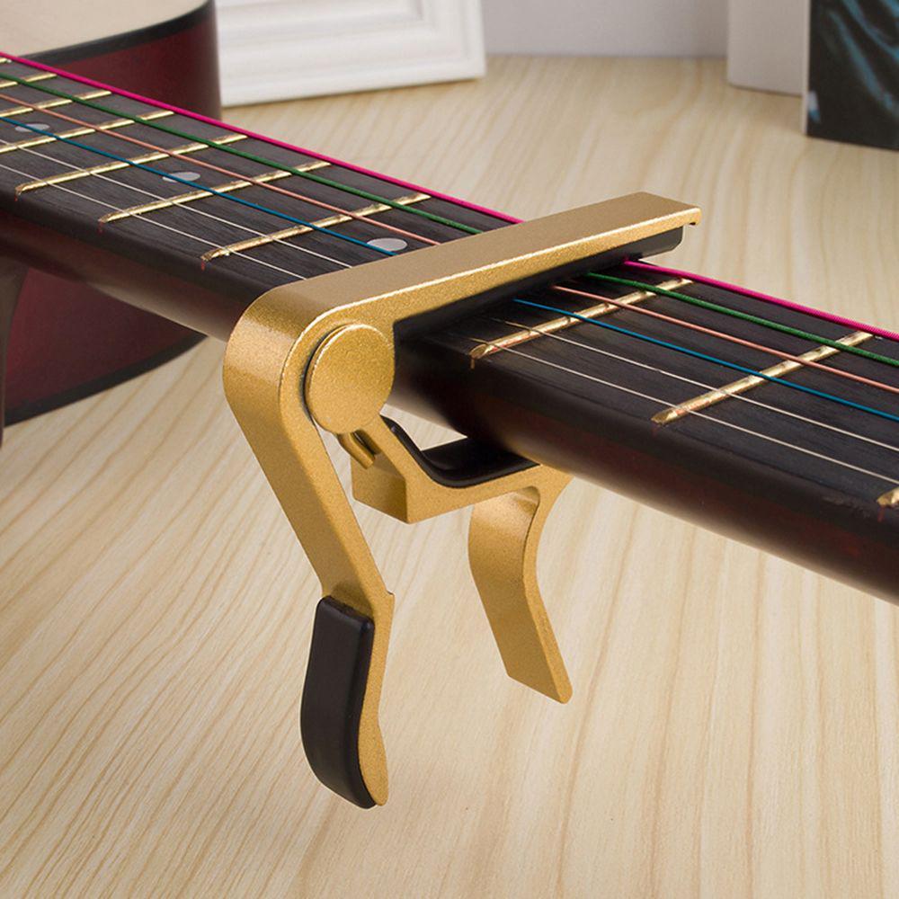 Portable Fast Release Spring Trigger Replacement Guitar Capo Aluminium Alloy Key Clamp Quick Change