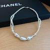 European and American Pearl Beaded Necklace, Simple and Exquisite Collarbone Chain, Light Luxury and High-end Versatile Necklace