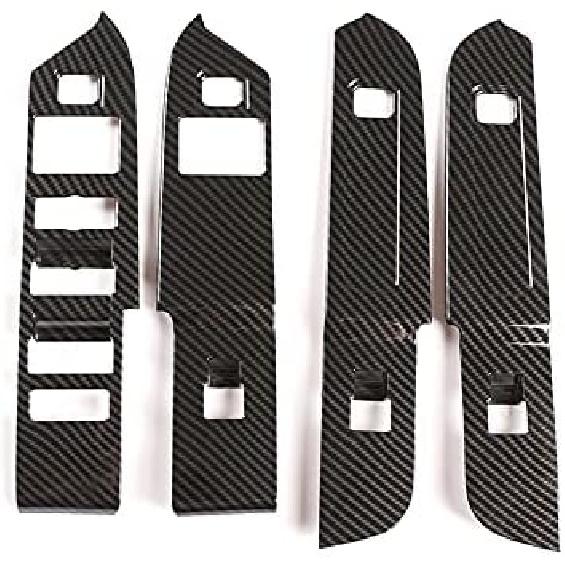 ABS Углеродное волокно Накладка на кнопку стеклоподъемника двери автомобиля для Land Rover Defender 110 130 2020-2022