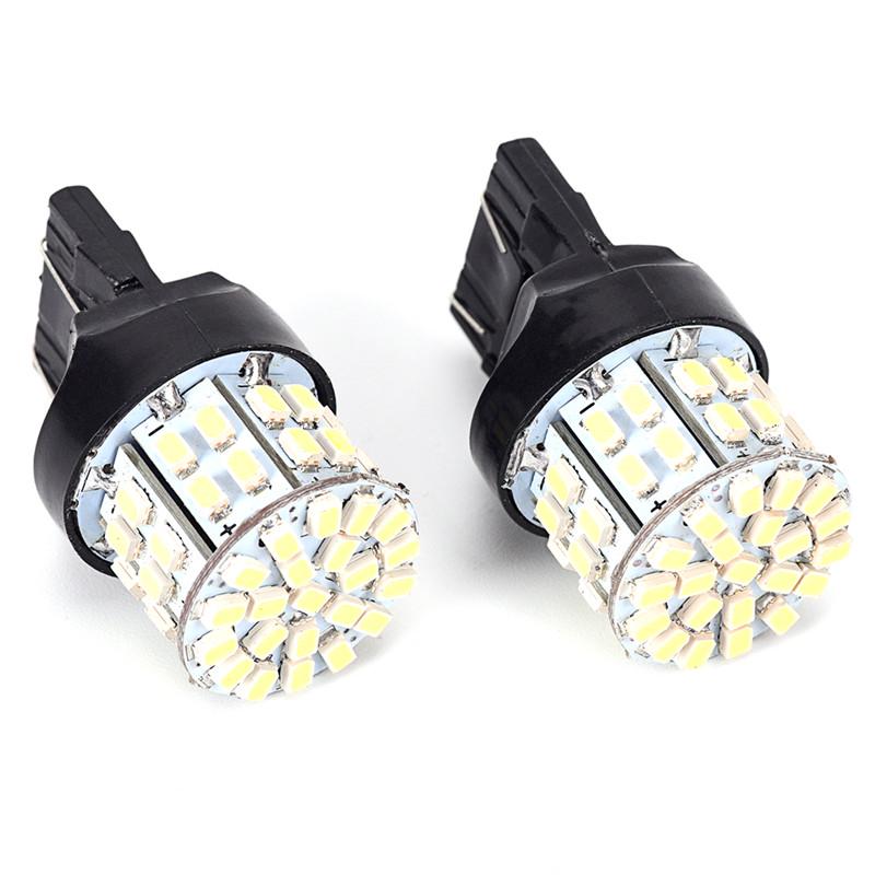 Супер яркий T20 7443 W21/5W 1206 50Smd Автомобильный задний тормоз поворота Парковочная светодиодная лампа