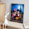 Disney Алмазная живопись Микки и Минни Маус Романтическая лунная ночь Иллюстрация Мультфильм Алмазная живопись Полная алмазная вышивка крестом Сделай сам Подарок Декор для дома