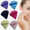 2pcs Velvet Triangle Shaped Cosmetic Puff Wet Dry Used Washable Soft Makeup Sponge Tool For Foundation Powder Blusher Shadow