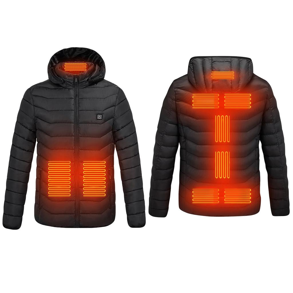 USB электрический с подогревом куртка с капюшоном с подогревом жилет зимний теплый мужской
