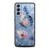 Чехол для телефона с картиной маслом цветов для Samsung Galaxy S25 S24 S23 S22 S20 Ultra S21 FE 5G S10 Plus S10E Мягкий чехол из ТПУ