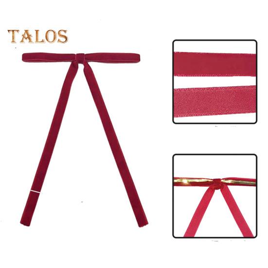 10 шт. бархатных рождественских бантов, винтажная рождественская елка, бархатные ленты, банты, декор для поделок, подарочная упаковка, аксессуары для волос