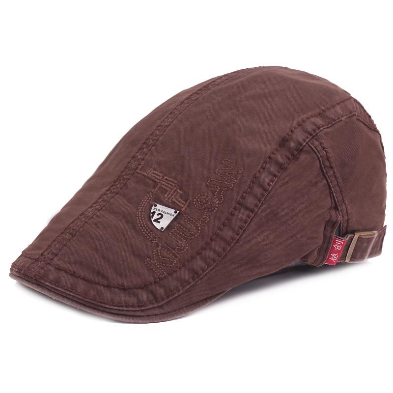 Cotton Forward Cap Men's Beret Casual Sun Hat  Duck Tongue Cap Female Cap