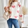 2025 Autumn and Winter New Fashion Jacquard Sweater Half Turtleneck Casual Sweater for Women