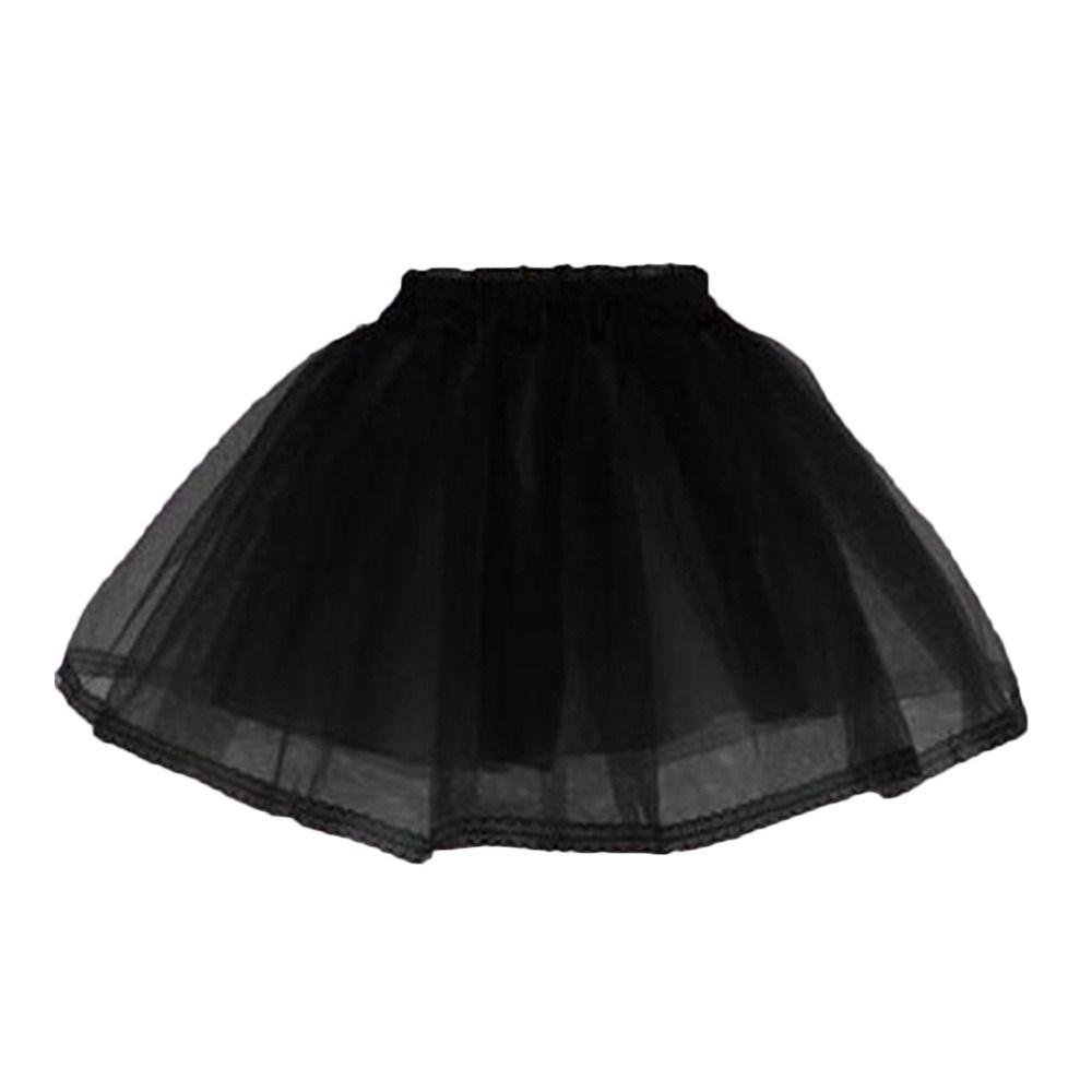 White Underskirt Crinoline A-line Shape Ball Gown Petticoats Fashion Flower Dress Accessories