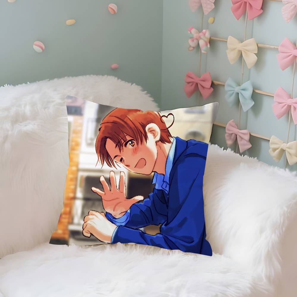 МилыйHhetalia World StarsS Забавный Чехол Плюшевая Ткань Мягкая Наволочка Двусторонний Принт Чехол для Подушки Домашние Подарки