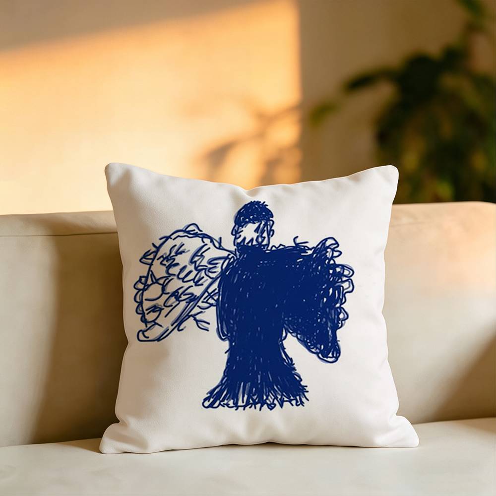 MMilo J La Vida Era Mas Corta Pillow Case Square DoubleSided Sofa Cushion Cover Bedroom Bedside Pillow