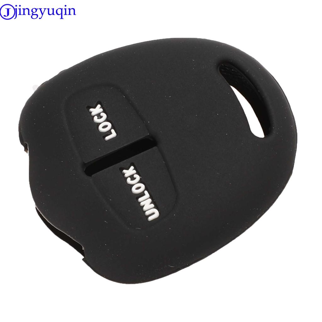 Jingyuqin Remote 2 Buttons Car Key Case Silicone For Mitsubishi Outlander Colt LANCER Grandis Pajero Sport Parts