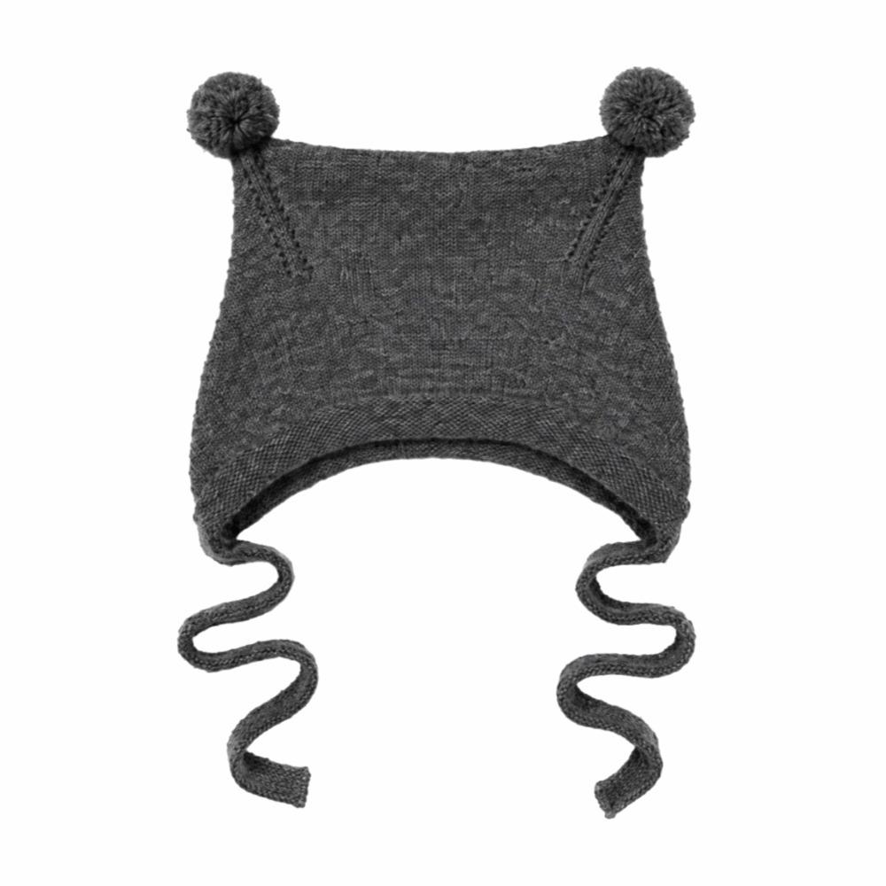 Windproof Baby Ear Protection Hat Korean Style Toddler Lacing Cap Soft Kids Knitted Hat Autumn