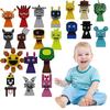Mini Building Toy Set 20-in-1 Music Game Roles Model Building Blocks Collectible Action Figures