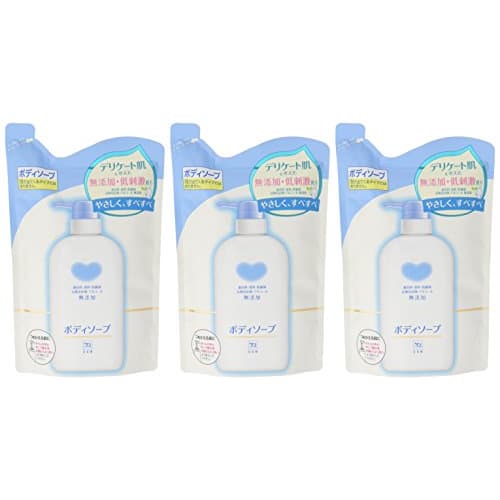 Сменный блок мыла для тела Cow Brand без добавок 400 мл (x 3)