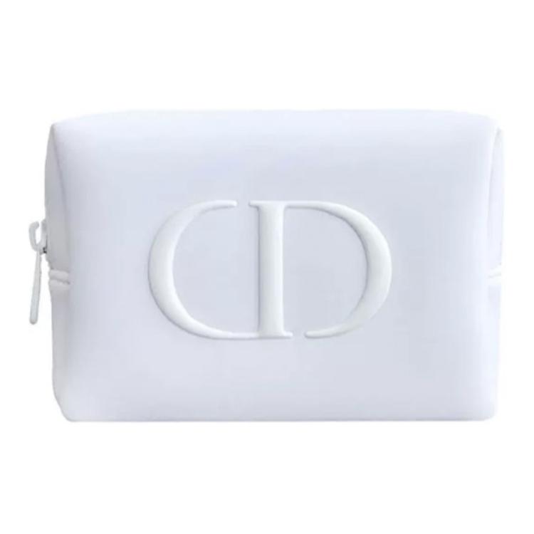 Dior Косметичка с логотипом CD Белая Матовая Дорожная Сумка для Макияжа