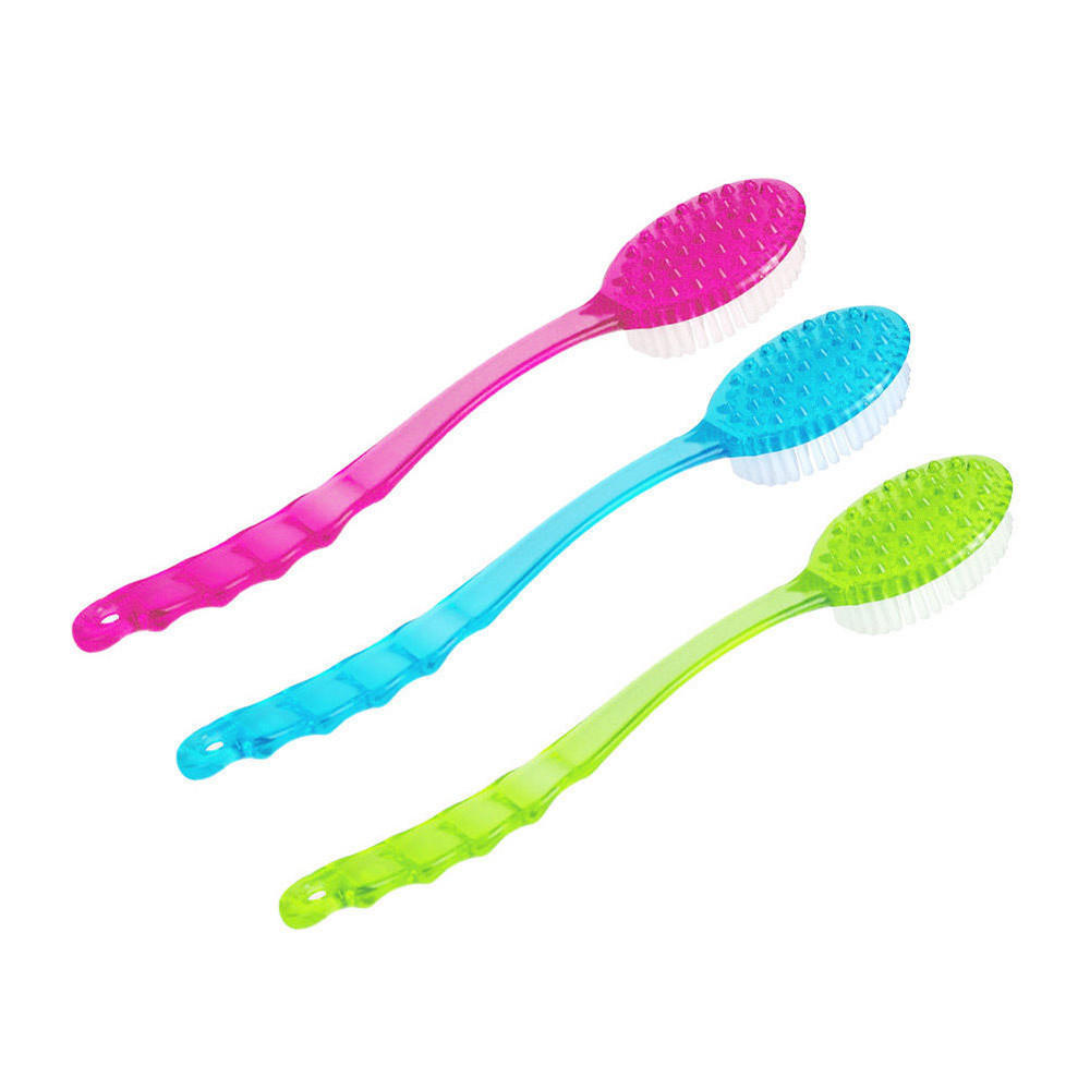 1шт длинная ручка пластиковая ванна для тела душ спина щетка скруббер очищающий массажер для кожи