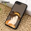 Krajews Japanese Geisha Soft Phone Case Cover For iPhone 17 Air 16 15 14 plus 11 12 13 pro max coque Shell Fundas
