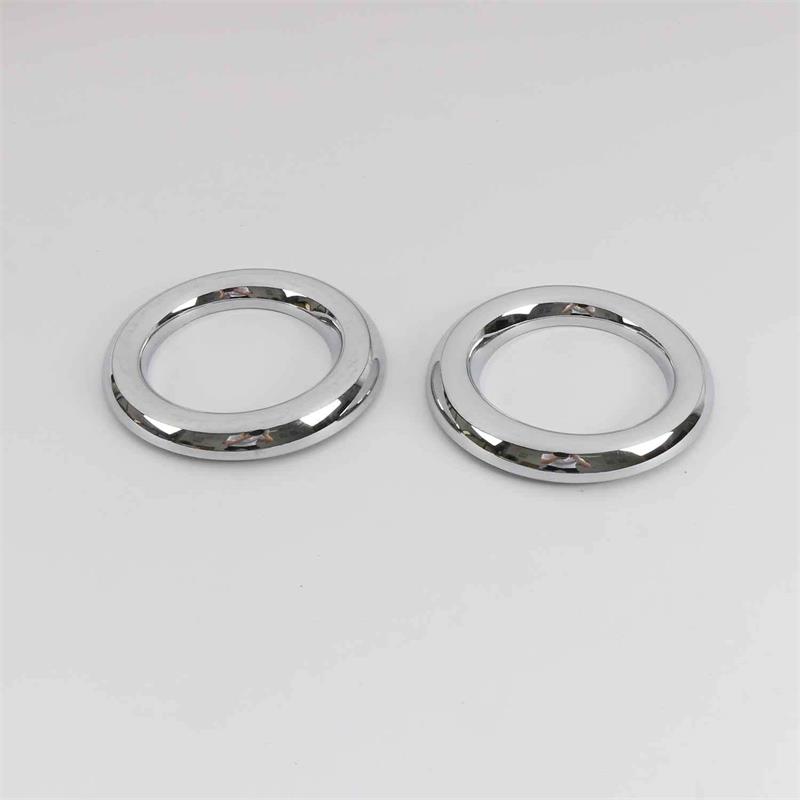 For Mitsubishi ASX 2013 2014 2015 ABS Chrome Front Foglight Lamp Eyebrow Frame Rear Fog Light Cover Trim Car Styling