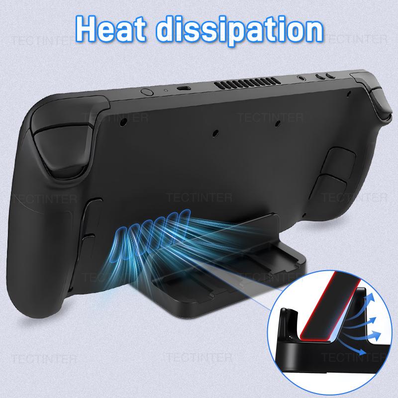 Подставка-держатель для игровой консоли, основание для Nintendo Switch, Switch 2 и OLED, Стойка для хранения консоли Steam Deck, Игровые аксессуары