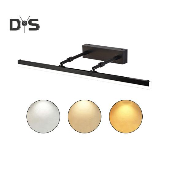 Светодиодный настенный светильник с регулируемой цветовой температурой, регулируемой яркостью, без мерцания, широко используемый современный светодиодный светильник для туалетного столика, подсветка для картин