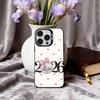 2026 New Year's Art Phone Case For iPhone17,16,15,14,13,12,11 Plus,Pro Max Black Candy silver phone case