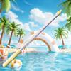 Водная игрушка с веревочкой для детей, большая емкость, уличная брызгалка для бассейна, пляжа, купания, летняя водяная пушка для мальчиков и девочек