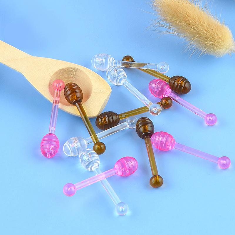 10 шт. аксессуаров: маленькая ложка для использования с медом, фруктовая бутылочка, маленькая баночка для меда, джем, пленка для губ, пустая бутылочка для средств по уходу за губами, баночка для помады.