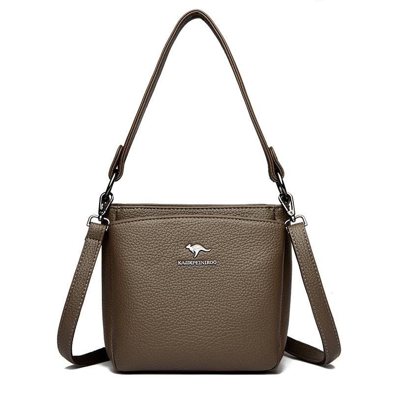 Women's Bag Crossbody Bag Women's Shoulder Bag Women Middle-aged Women Multi-layer Small Square Bag