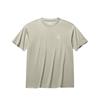 Casual Series Simple Versatile Letter Print Round Neck Loose Comfortable Short Sleeve T-Shirt Men Tops Dust-Khaki 152538111-2
