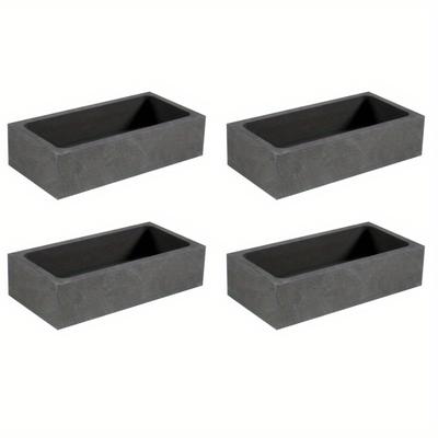 1 КГ Изложница для литья слитков Тигель для слитков серебра и золота Форма для слитков Плавильная литейная рафинировочная форма