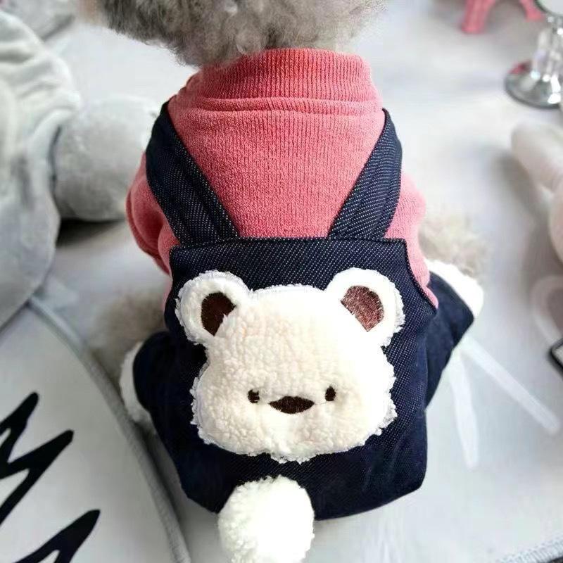 Одежда для щенков Корги Милый Толстый Померанский Шпиц Маленький Щенок Кошка Домашние животные Зима