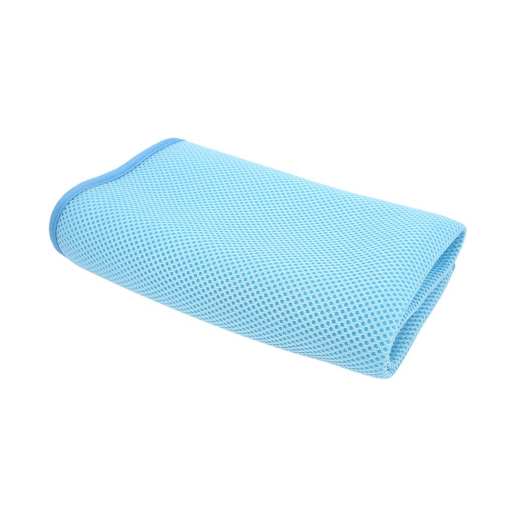 Гамак для клетки питомца Дышащий Прохладный Подвесной Летний Сетчатый Кроватка для Кошки Морской Свинки Хомяка Синий 39x48см