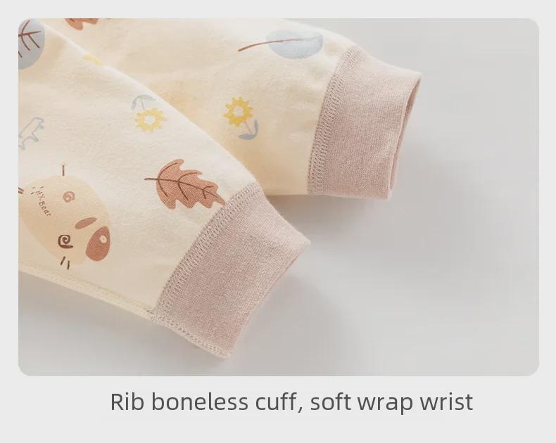 Боди для новорожденных из хлопка с длинными рукавами