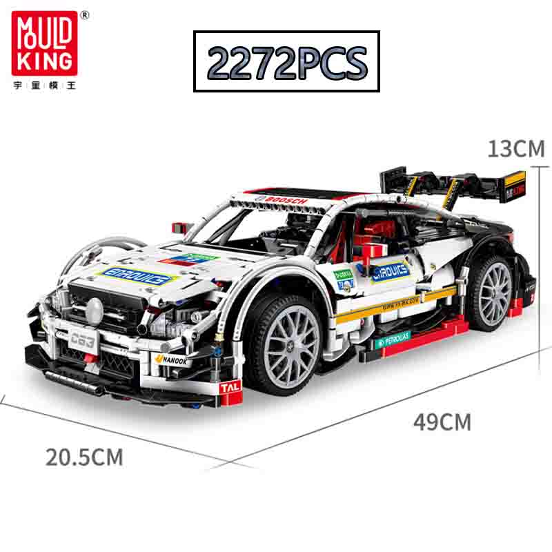 Mould King 2270Pcs Moc Sports Car Building Block Technolog Mechanical Assembly Classic Racing Model Children'S Toys