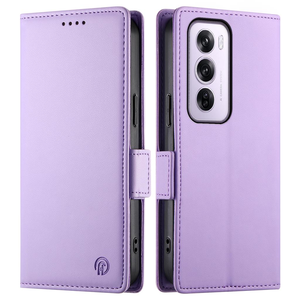 DF-010 Для Oppo Reno12 Pro 5G (Глобальный) Чехол-подставка из искусственной кожи для телефона с кошельком