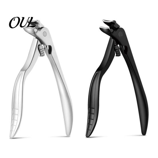 Thick Nail Clipper Stainless Steel Clipper, Large Opening Toenail Fingernail Cutter, Women Anti-Splash Heavy Duty Manicure Trimmer for Men Elderly